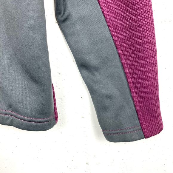 Spyder Womens Endure Full Zip Fleece Jacket Raisin Purple Gray Size Large - Picture 8 of 12